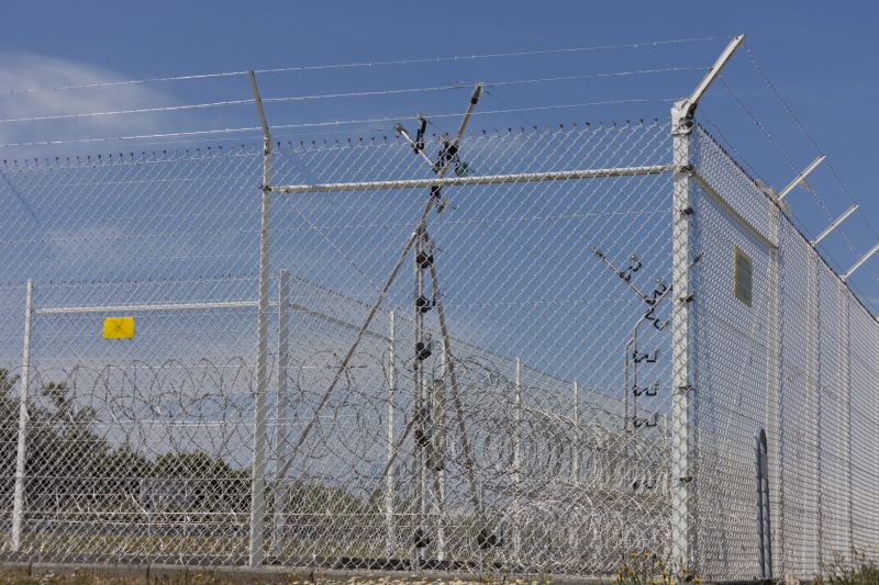 Security Fence Installation detail